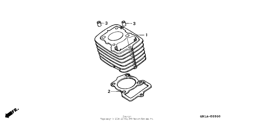 XR80R Цилиндры