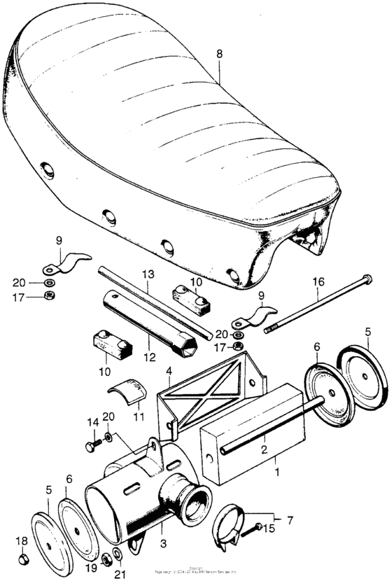 Seat + air cleaner