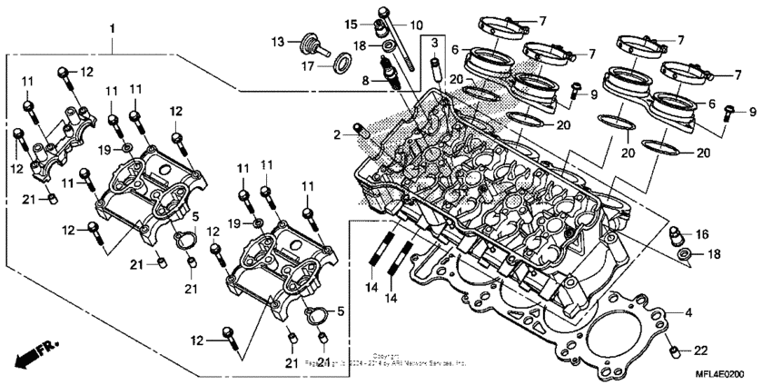  Головка цилиндров