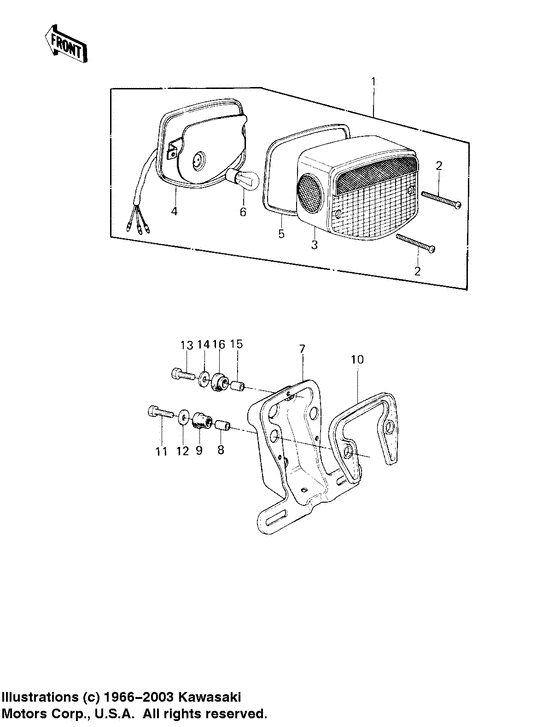 Taillight unit ass`y