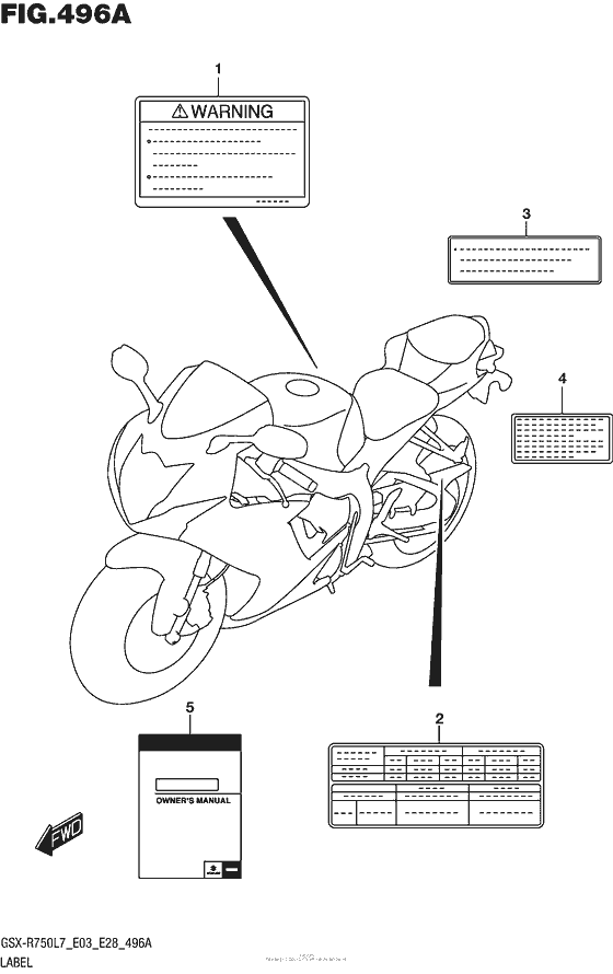 Label (Gsx-R750L7 E03)
