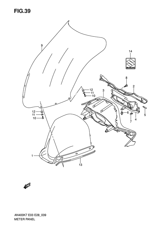 AN400 Приборная панель