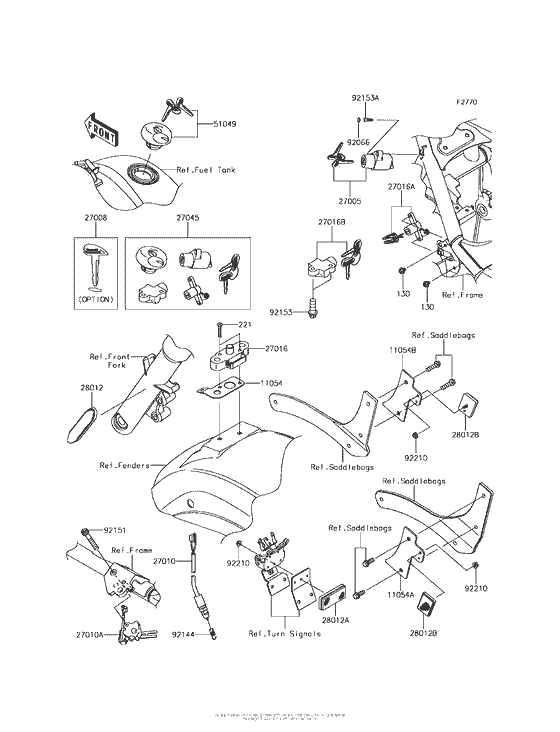 VN900 Замок зажикания