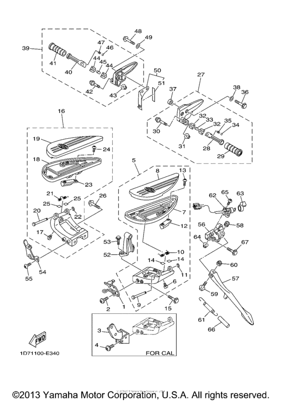 XV1900A Подножки