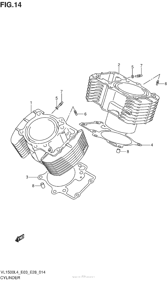 Cylinder (Vl1500L4 E03)