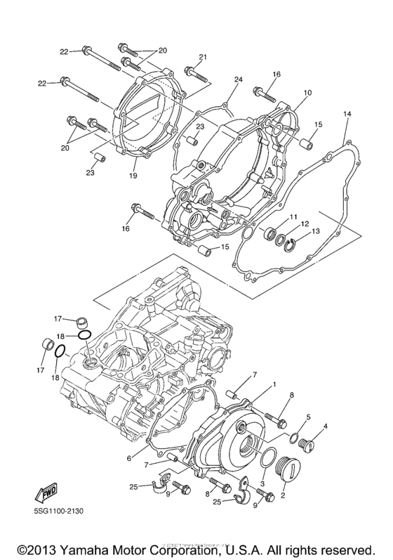YZ250FP Боковые крышки