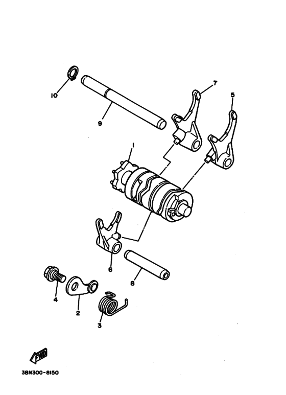 Shift cam & fork
