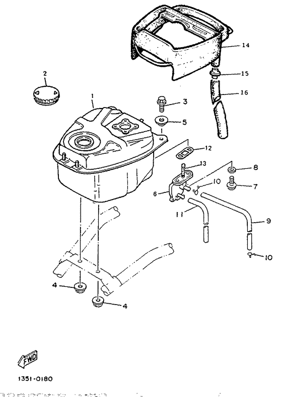 CW50 Топливный бак