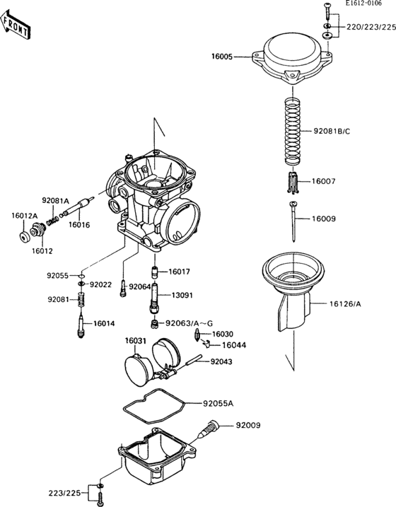 Carburetor parts(1/2)