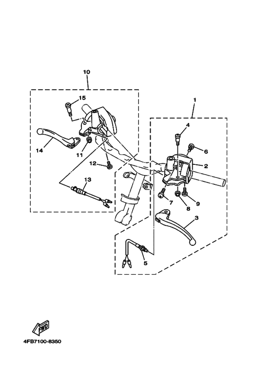 CY50 CY50L Переключатель руля рычаг