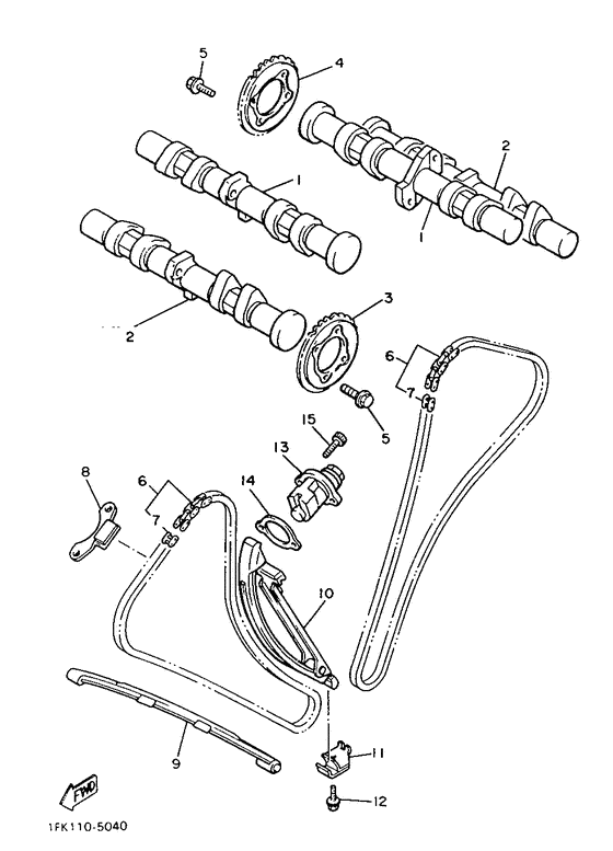 Camshaft. chain