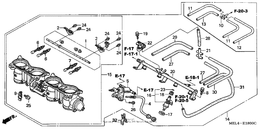 Throttle body (assy.)