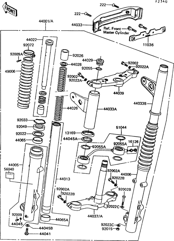 Front fork(1/2)