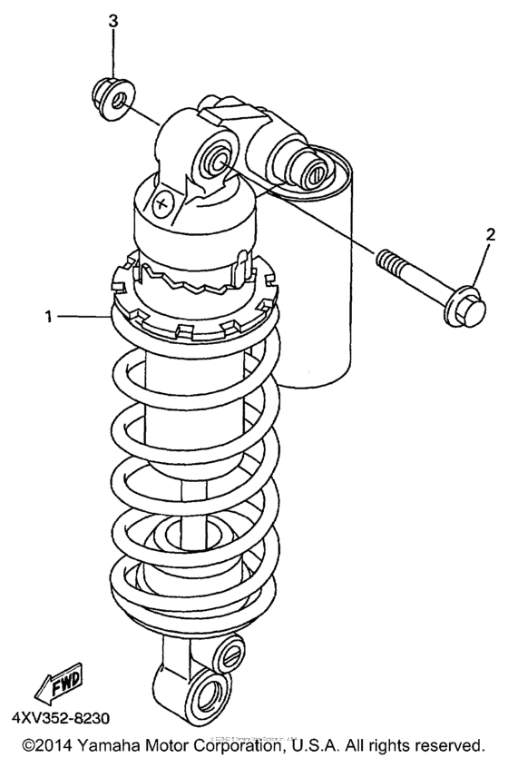 YZF-R1 Задняя подвеска