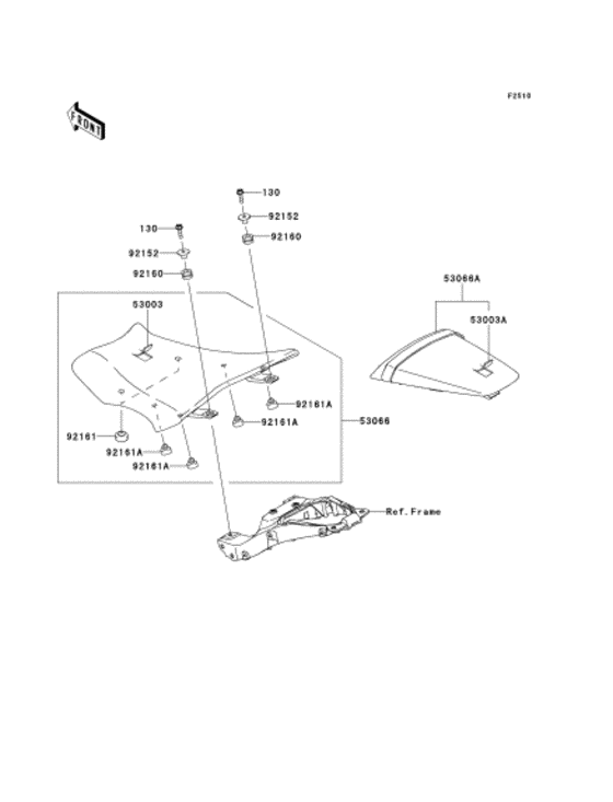 ZX1000 Сиденье