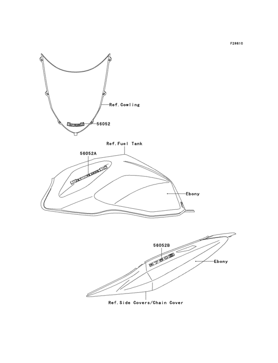 ZR750 Decals(ebony)(k7f)