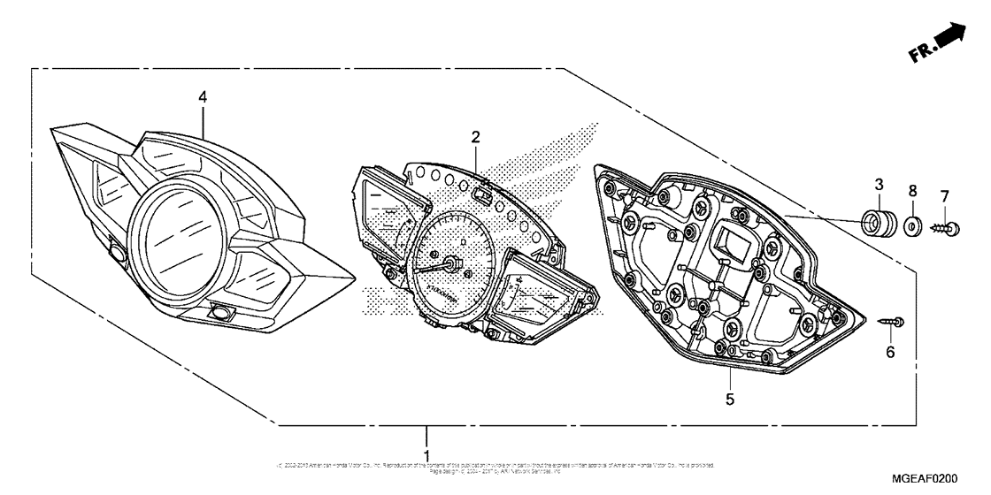 VFR1200F Приборы