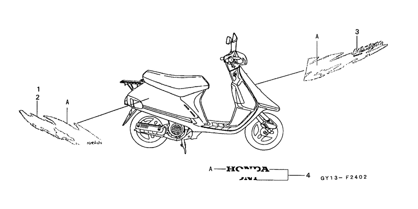 SA50 Наклейка