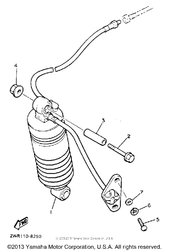 XVZ13DD Амортизаторы задние