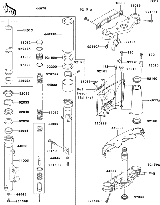 Front fork(1/2)(n6f)