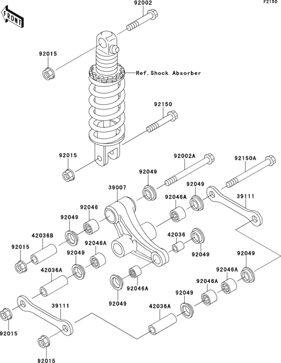 ZX750 Подвеска