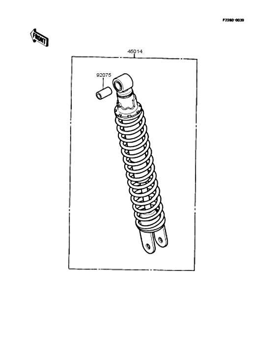 KMX125 Амортизатор