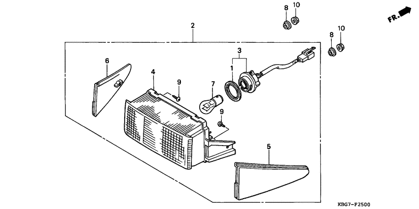 Taillight unit ass`y