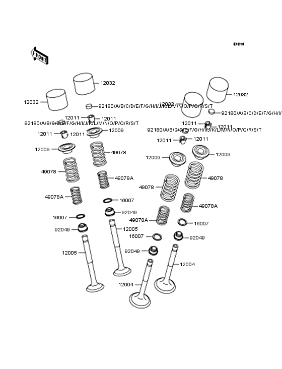 Rocker arms/valves