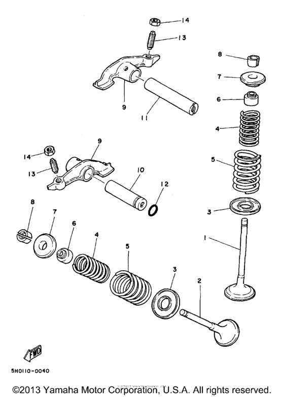 TW200LC Клапана