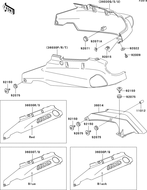 Side covers/chain cover(zx1100-d3)