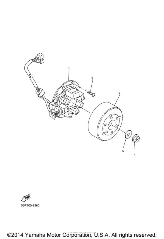 WR250FP Генератор
