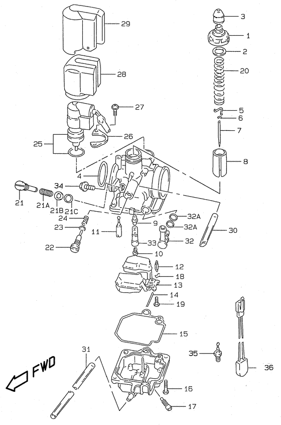 Carburetor assy