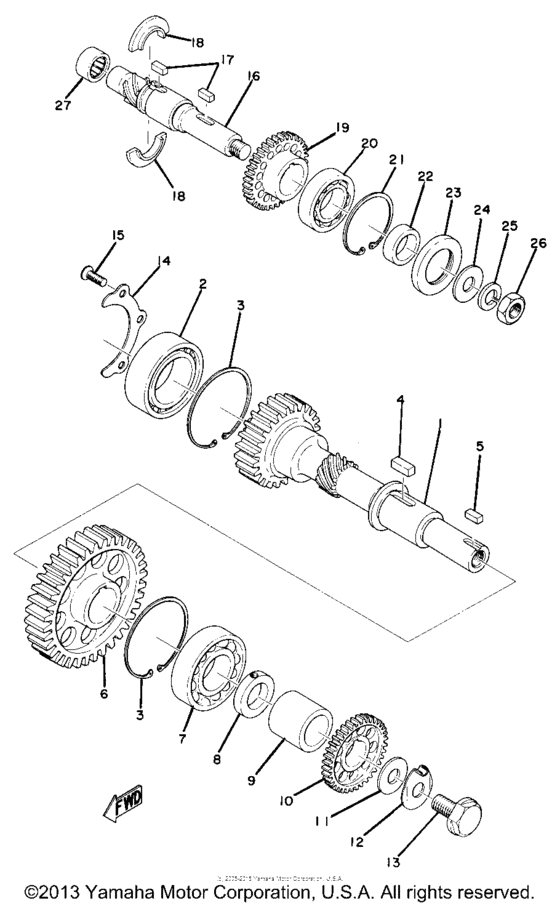 Counter shaft