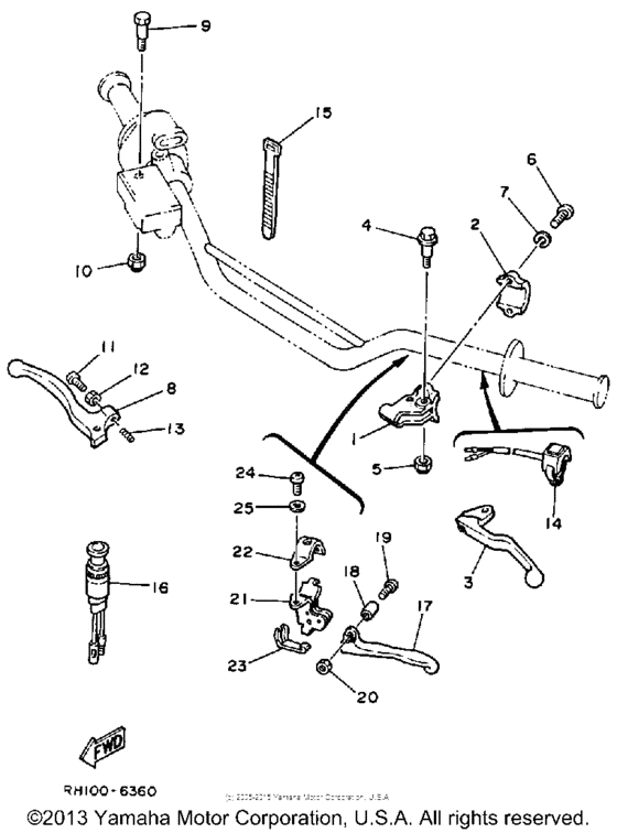 Handle switch-lever