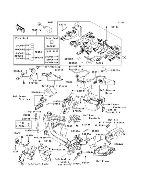 Chassis electrical equipment(1/2)