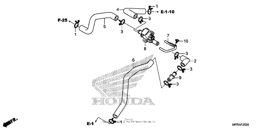 VT1300CS (ABS) Клапан управления парами