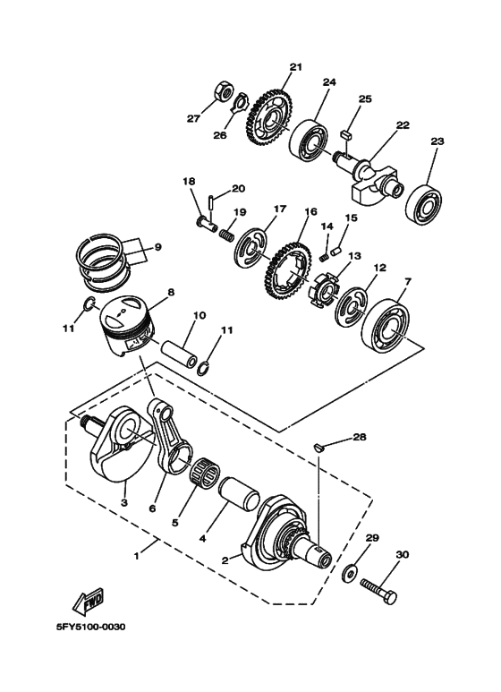 Crankshaft & piston