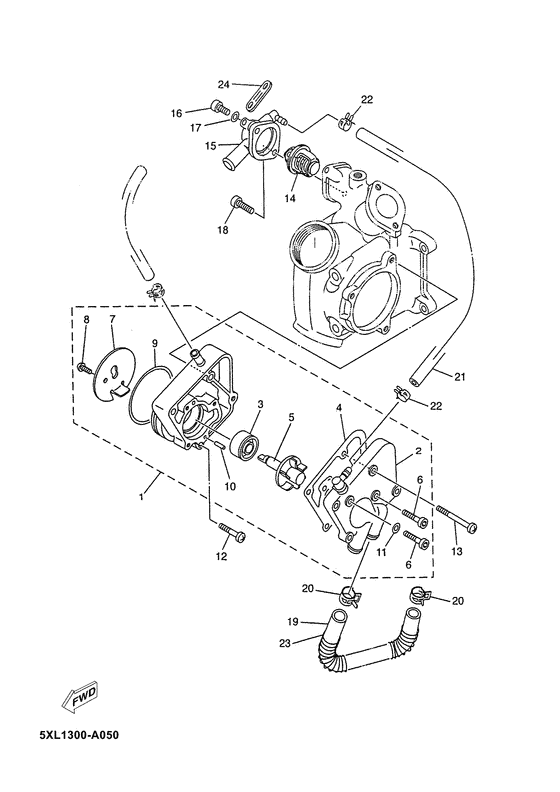 YP125E Водяной насос
