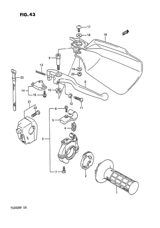 Right handle switch