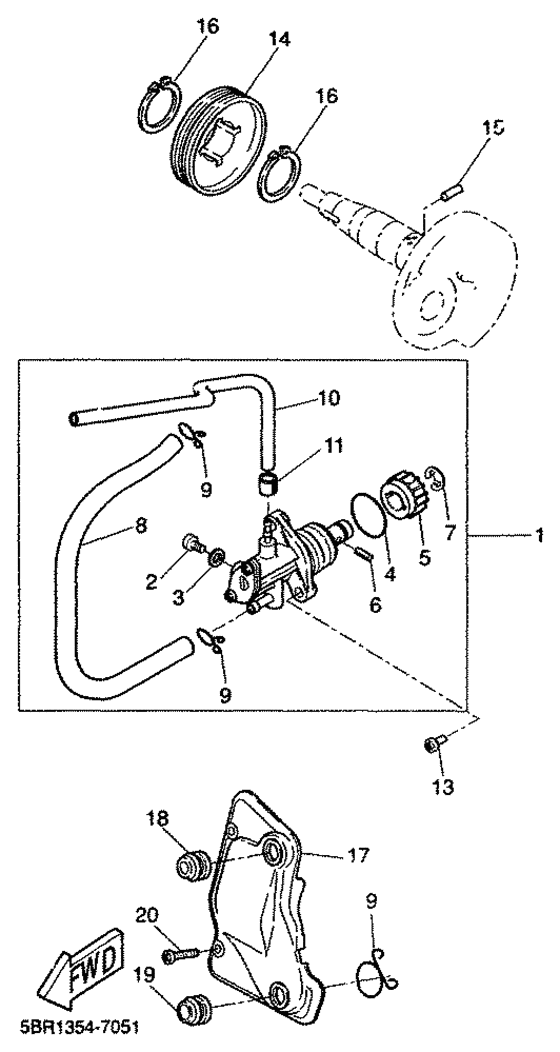 YQ50 Масляный насос