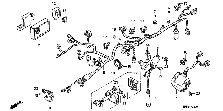Wire harness/ ignition coil
