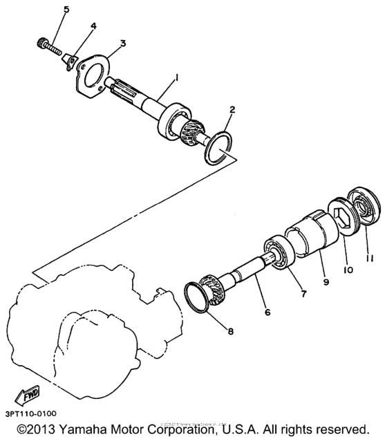 PW50L1 Трансмиссия