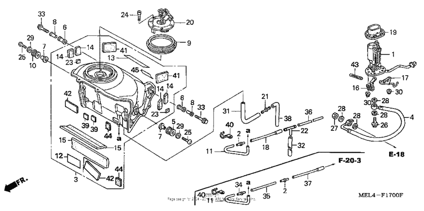 Fuel tank + fuel pump (1)