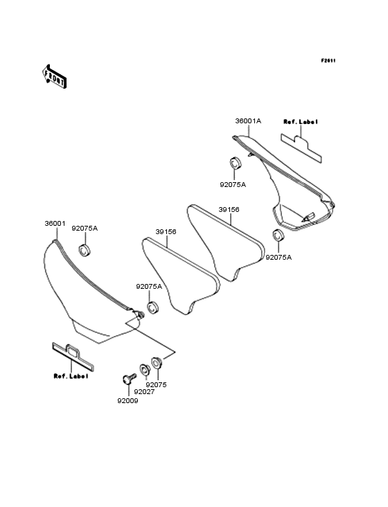ZL400 Боковые обтекатели