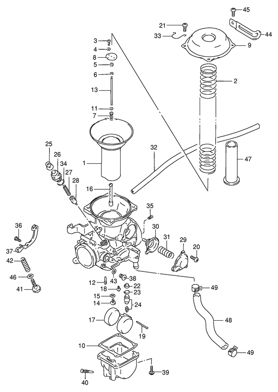 Carburetor assy