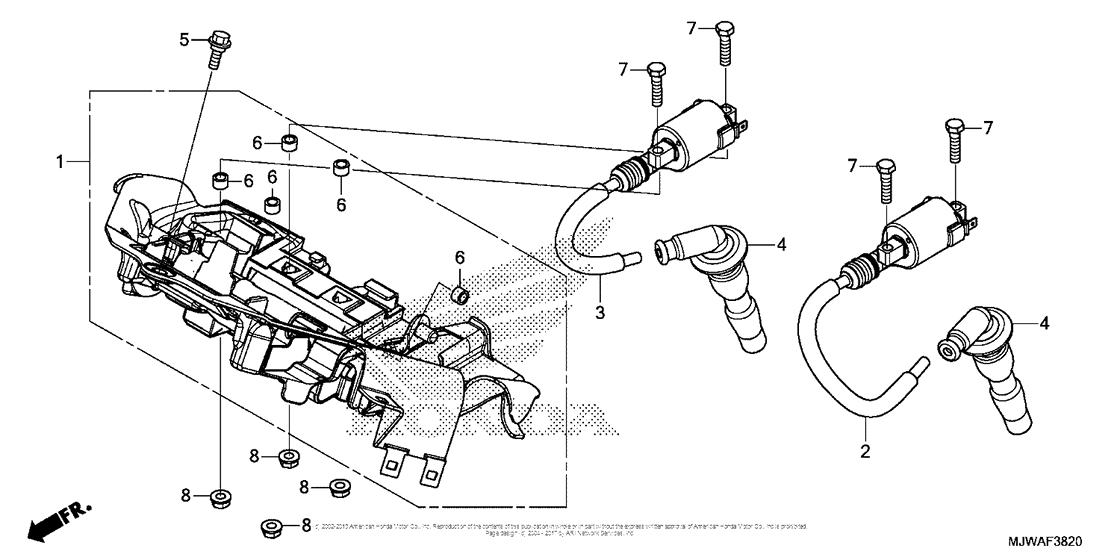 CBR500R (ABS) Катушка зажигания