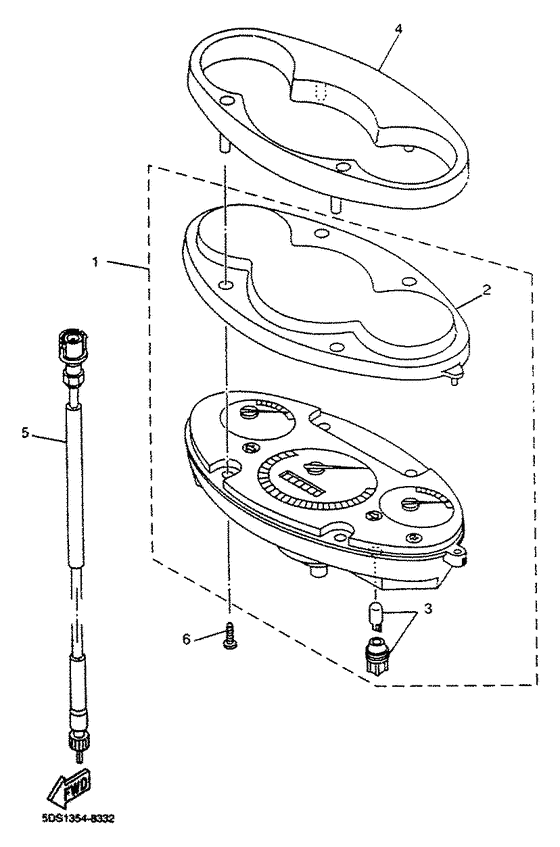 YP125R Приборы