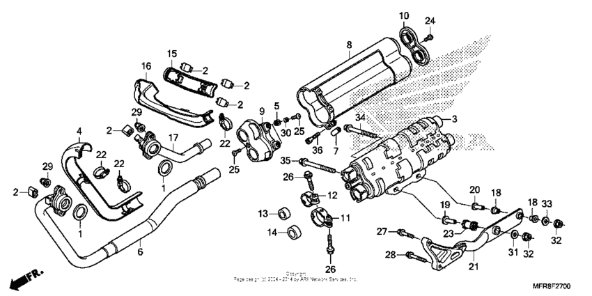 VT1300CS Глушитель