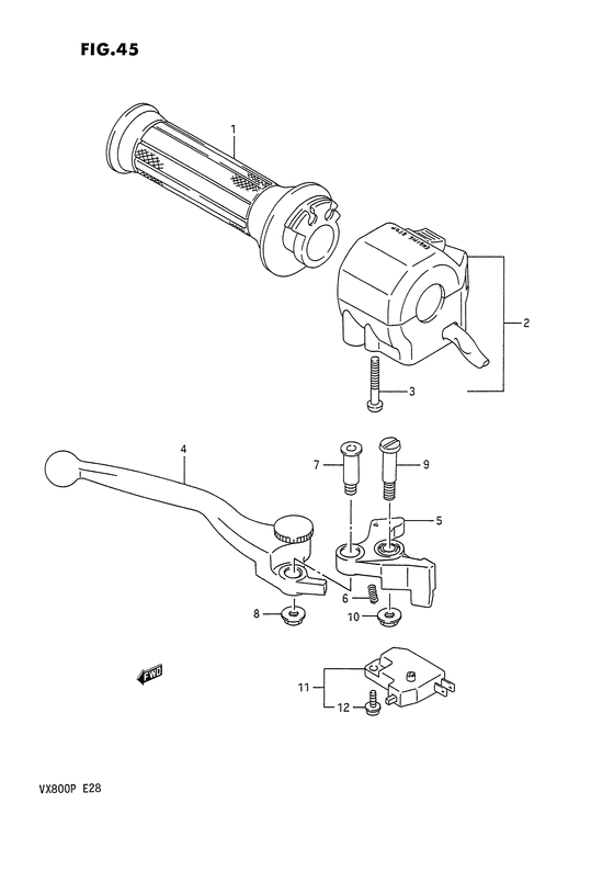 Right handle switch