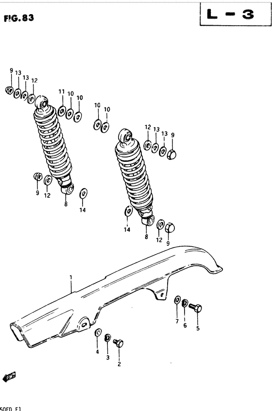 Chain case - shock absorber
